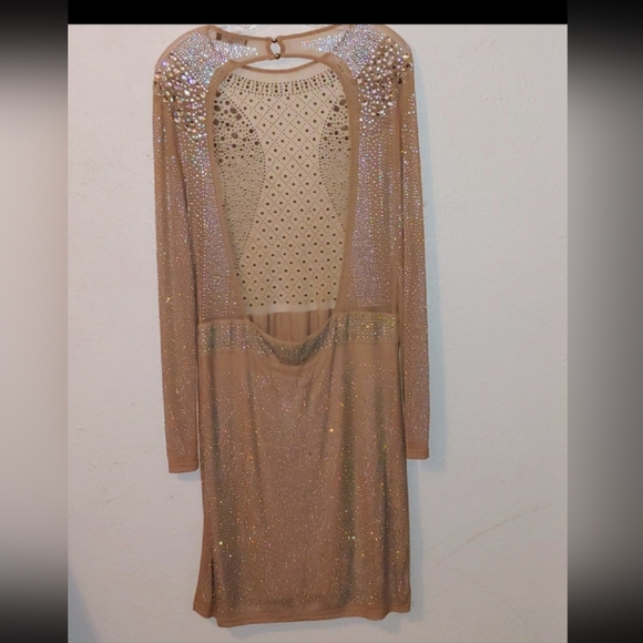 Fashion Nova "Studs & Stones Midi Dress" (1X) - Picture 9 of 16